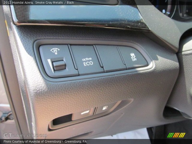 Smoke Gray Metallic / Black 2012 Hyundai Azera