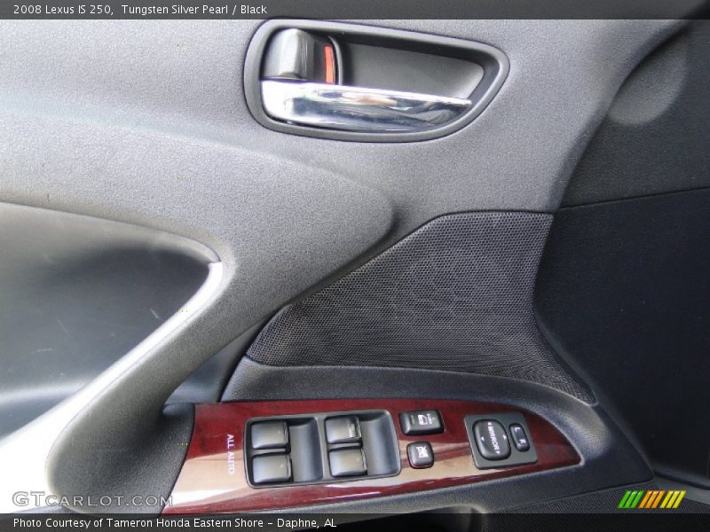 Tungsten Silver Pearl / Black 2008 Lexus IS 250