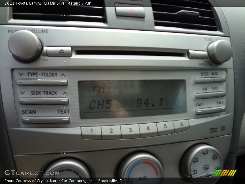 Classic Silver Metallic / Ash 2011 Toyota Camry