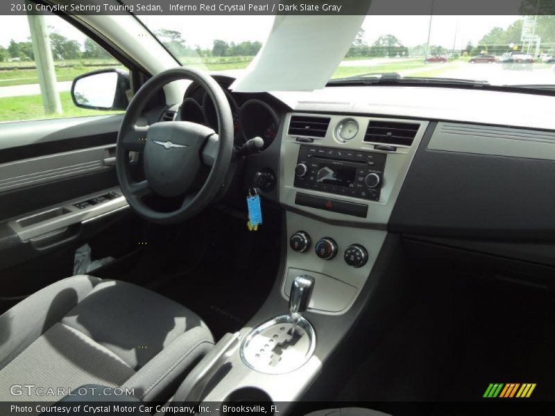 Inferno Red Crystal Pearl / Dark Slate Gray 2010 Chrysler Sebring Touring Sedan