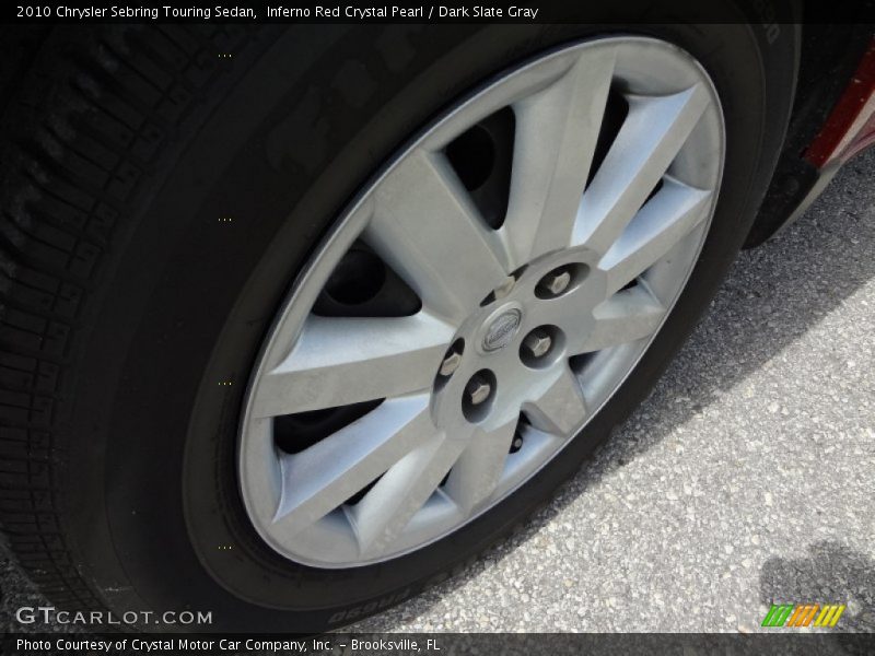 Inferno Red Crystal Pearl / Dark Slate Gray 2010 Chrysler Sebring Touring Sedan