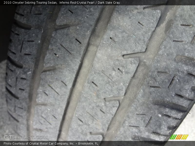 Inferno Red Crystal Pearl / Dark Slate Gray 2010 Chrysler Sebring Touring Sedan