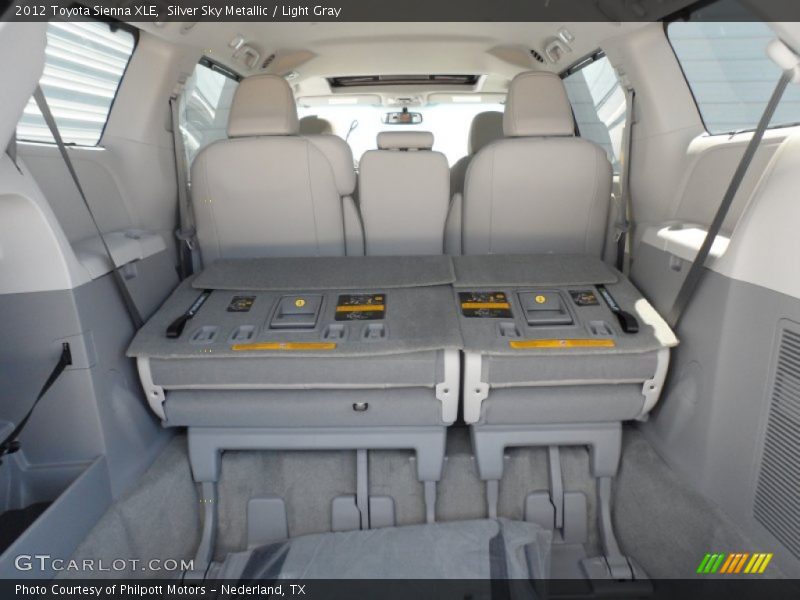 Silver Sky Metallic / Light Gray 2012 Toyota Sienna XLE