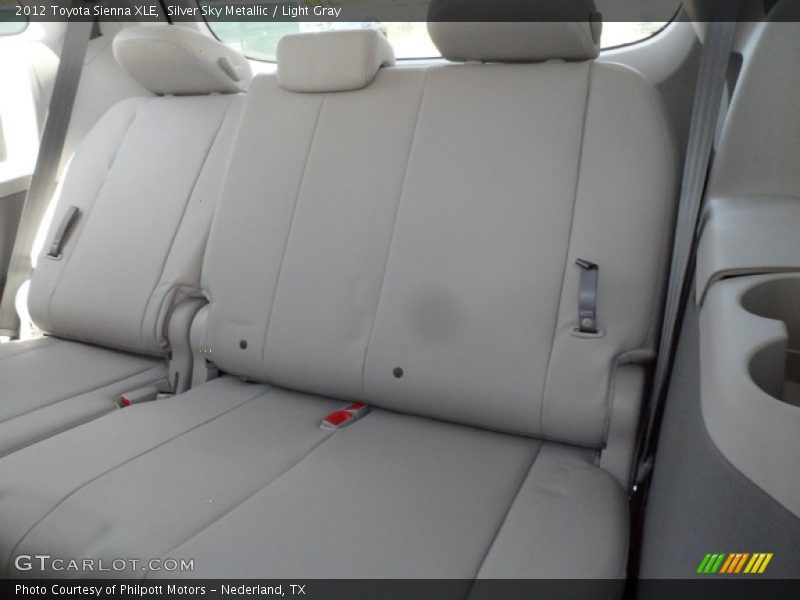 Silver Sky Metallic / Light Gray 2012 Toyota Sienna XLE