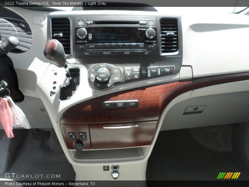 Silver Sky Metallic / Light Gray 2012 Toyota Sienna XLE