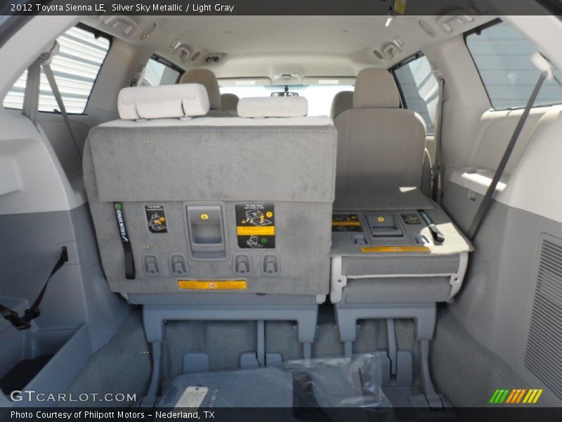 Silver Sky Metallic / Light Gray 2012 Toyota Sienna LE