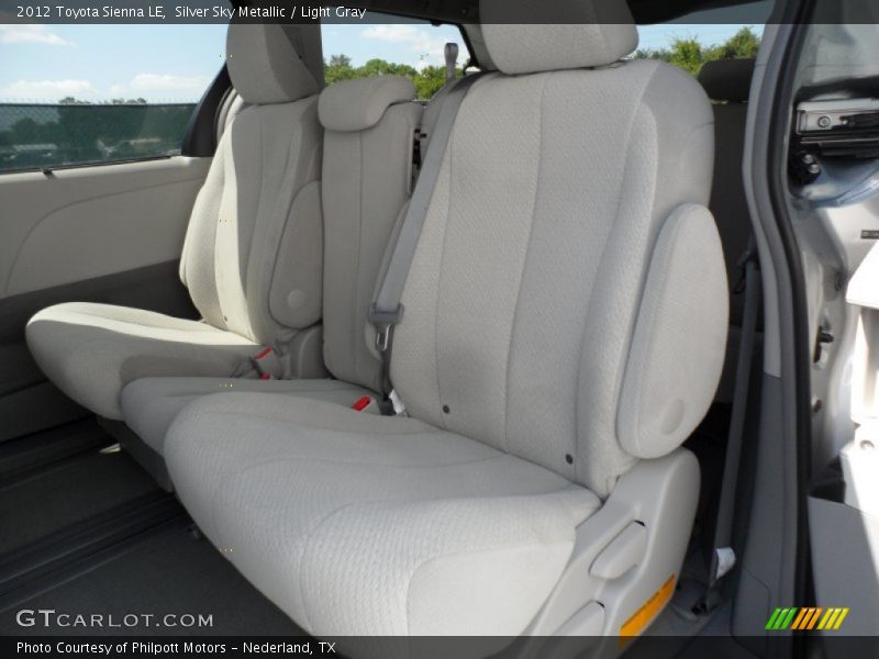 Silver Sky Metallic / Light Gray 2012 Toyota Sienna LE
