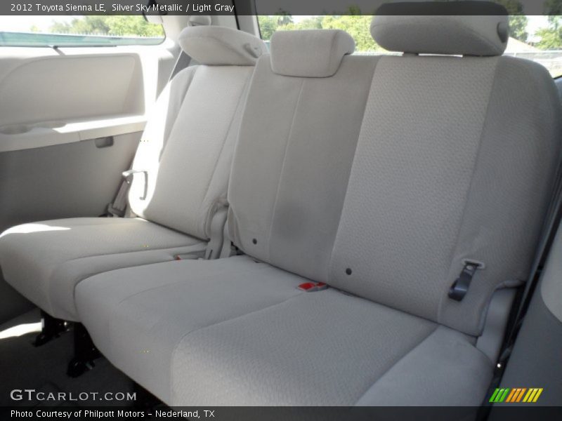 Silver Sky Metallic / Light Gray 2012 Toyota Sienna LE