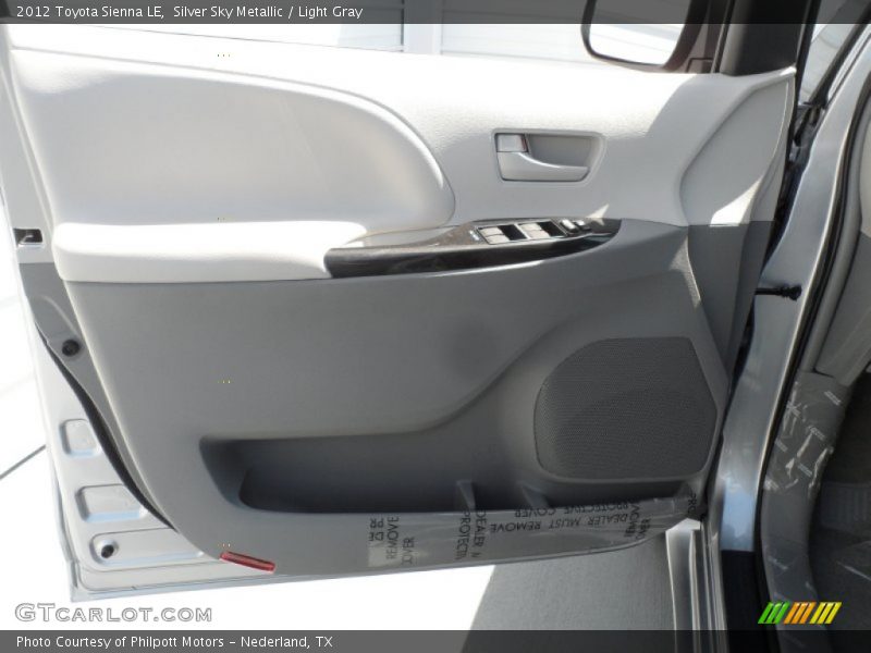 Silver Sky Metallic / Light Gray 2012 Toyota Sienna LE