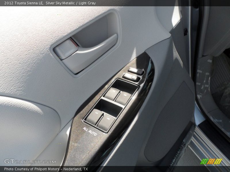 Silver Sky Metallic / Light Gray 2012 Toyota Sienna LE