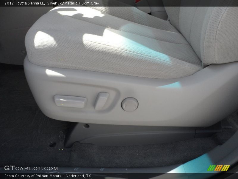 Silver Sky Metallic / Light Gray 2012 Toyota Sienna LE
