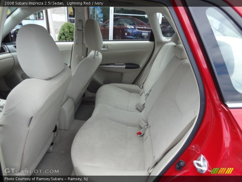 Lightning Red / Ivory 2008 Subaru Impreza 2.5i Sedan