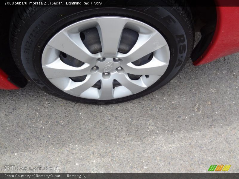 Lightning Red / Ivory 2008 Subaru Impreza 2.5i Sedan