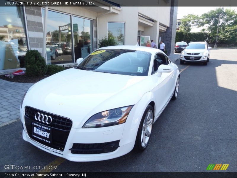 Ibis White / Black 2008 Audi TT 3.2 quattro Coupe