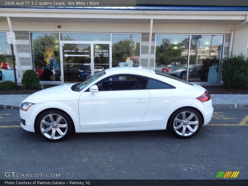Ibis White / Black 2008 Audi TT 3.2 quattro Coupe