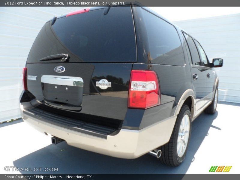 Tuxedo Black Metallic / Chaparral 2012 Ford Expedition King Ranch