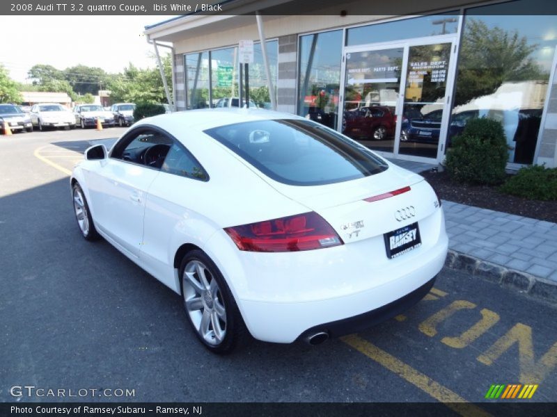 Ibis White / Black 2008 Audi TT 3.2 quattro Coupe