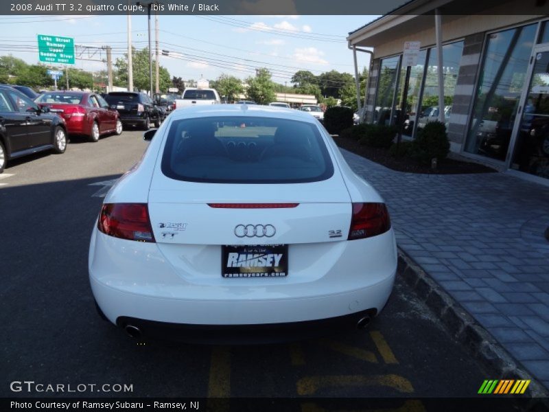 Ibis White / Black 2008 Audi TT 3.2 quattro Coupe