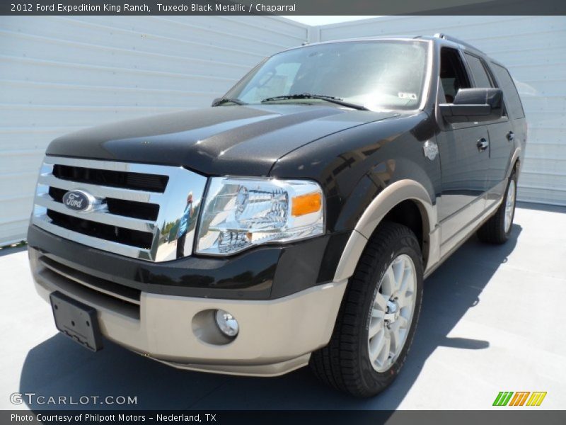 Tuxedo Black Metallic / Chaparral 2012 Ford Expedition King Ranch