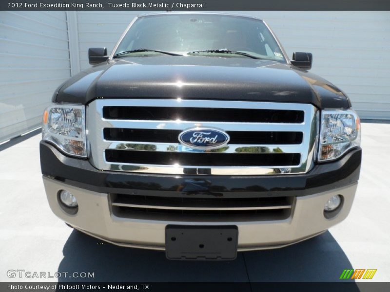 Tuxedo Black Metallic / Chaparral 2012 Ford Expedition King Ranch