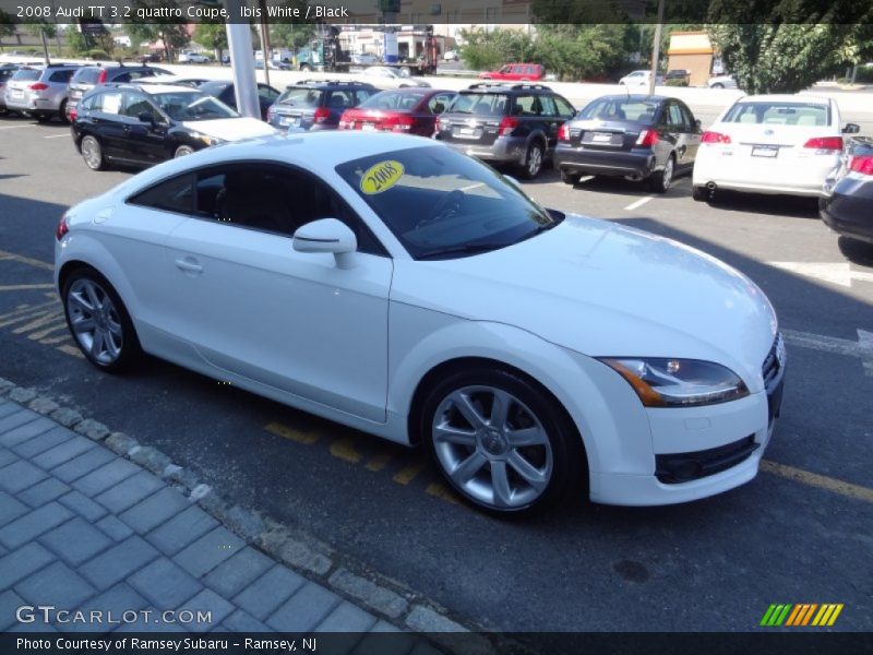 Ibis White / Black 2008 Audi TT 3.2 quattro Coupe