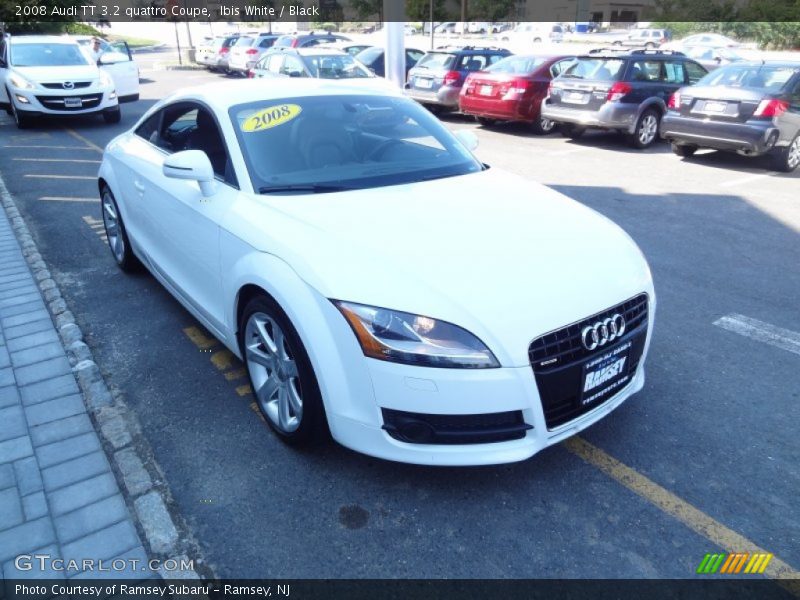 Ibis White / Black 2008 Audi TT 3.2 quattro Coupe