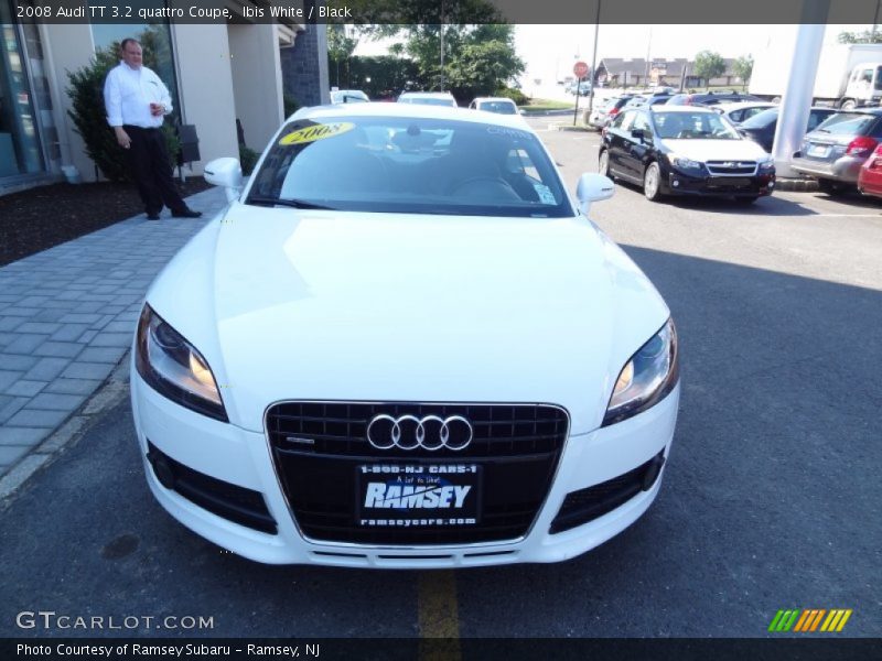 Ibis White / Black 2008 Audi TT 3.2 quattro Coupe