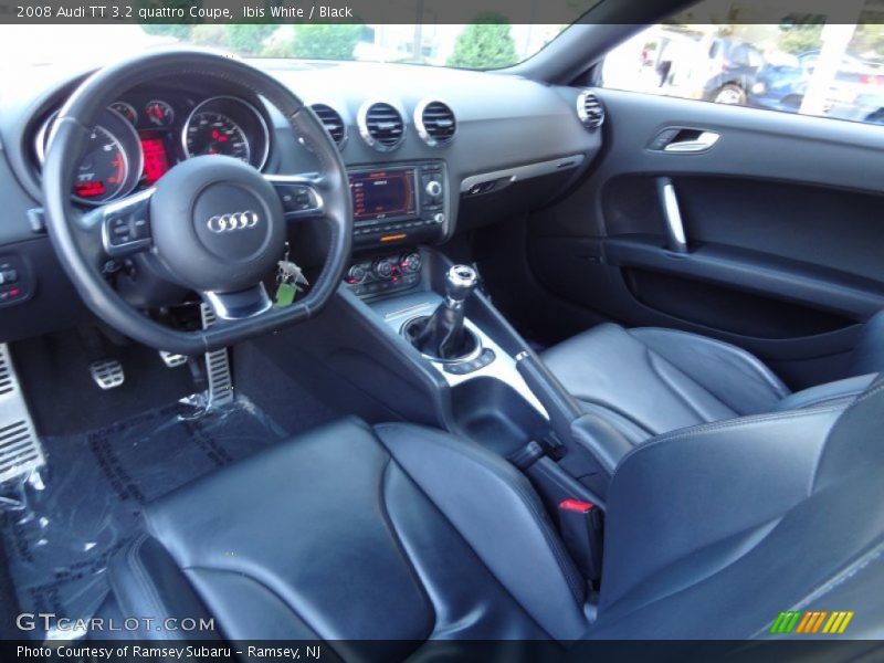 Ibis White / Black 2008 Audi TT 3.2 quattro Coupe