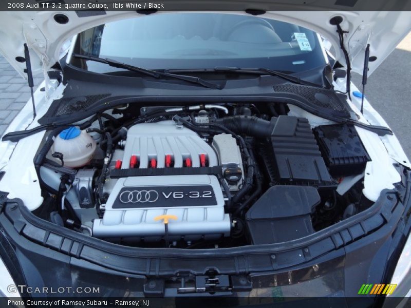 Ibis White / Black 2008 Audi TT 3.2 quattro Coupe