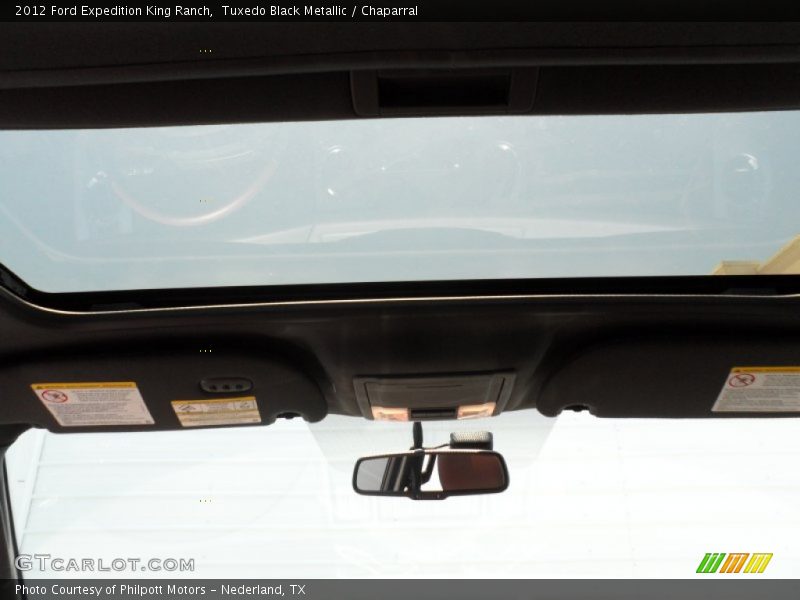 Tuxedo Black Metallic / Chaparral 2012 Ford Expedition King Ranch