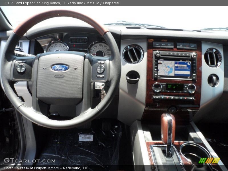 Tuxedo Black Metallic / Chaparral 2012 Ford Expedition King Ranch