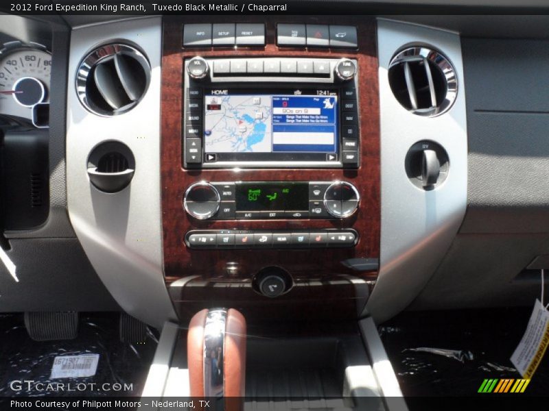 Tuxedo Black Metallic / Chaparral 2012 Ford Expedition King Ranch