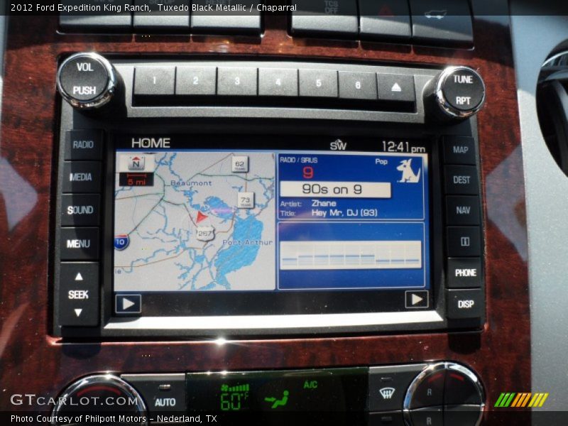 Navigation of 2012 Expedition King Ranch