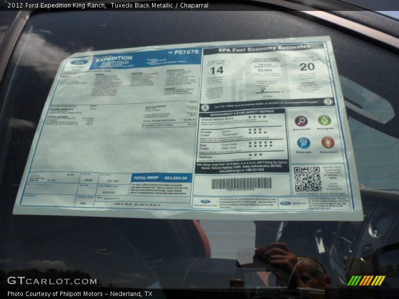  2012 Expedition King Ranch Window Sticker