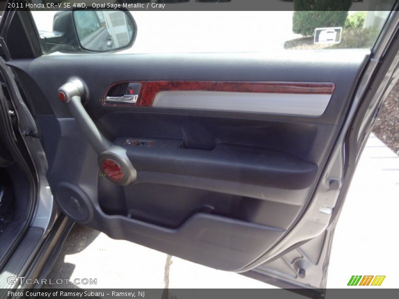 Opal Sage Metallic / Gray 2011 Honda CR-V SE 4WD