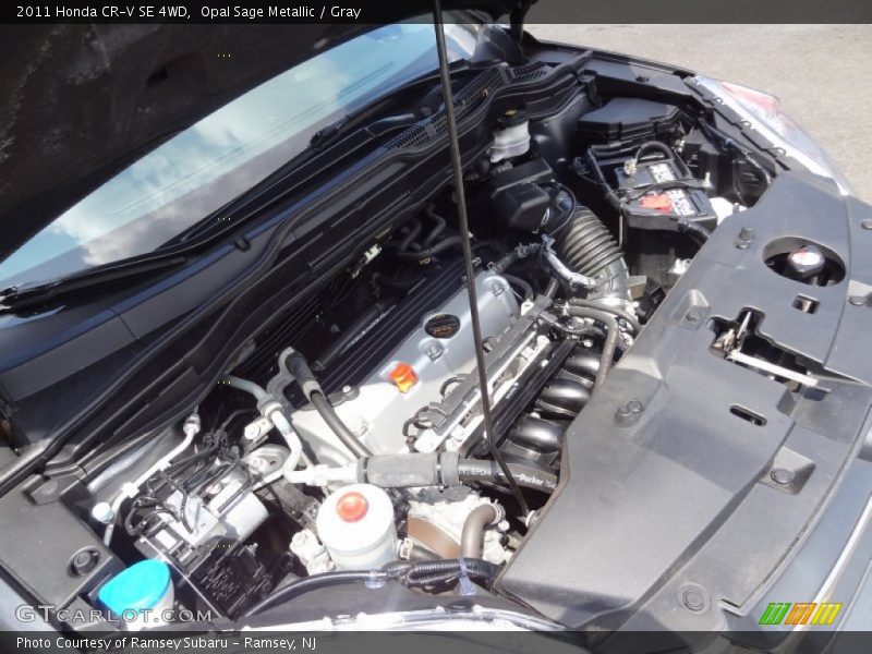 Opal Sage Metallic / Gray 2011 Honda CR-V SE 4WD