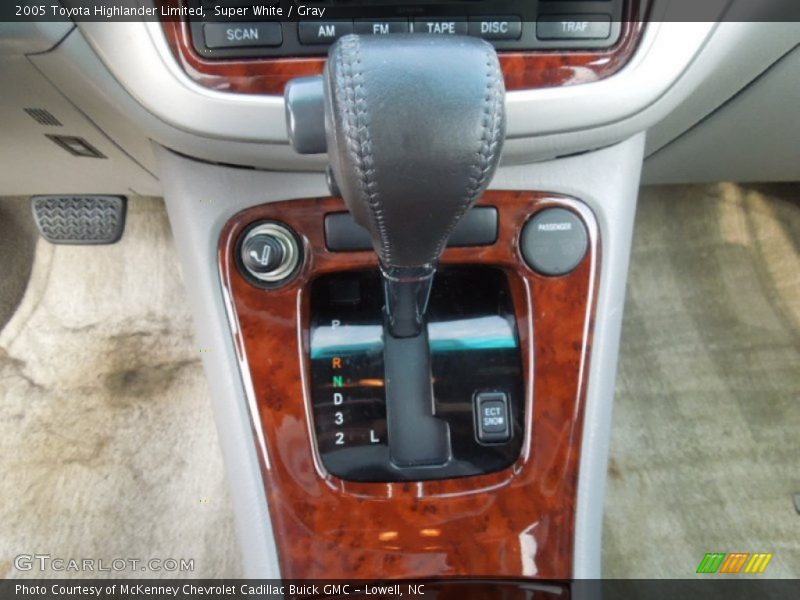 Super White / Gray 2005 Toyota Highlander Limited