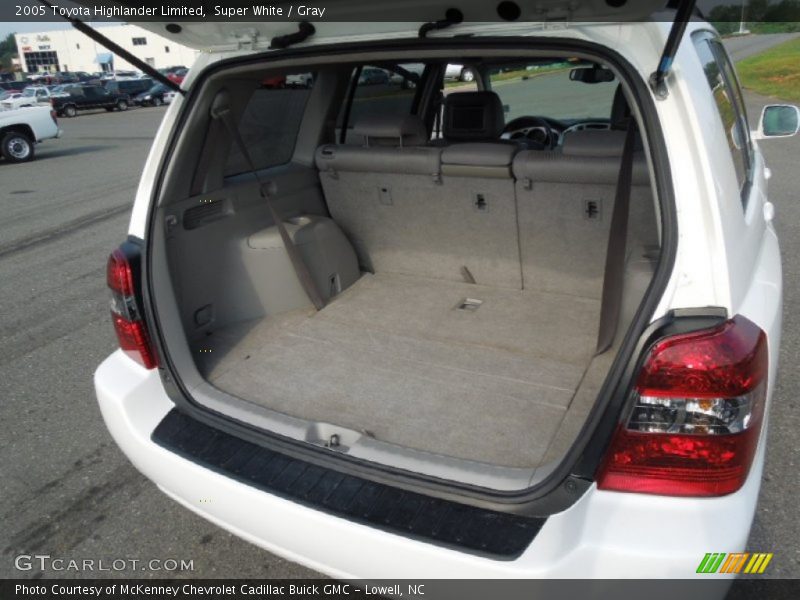 Super White / Gray 2005 Toyota Highlander Limited