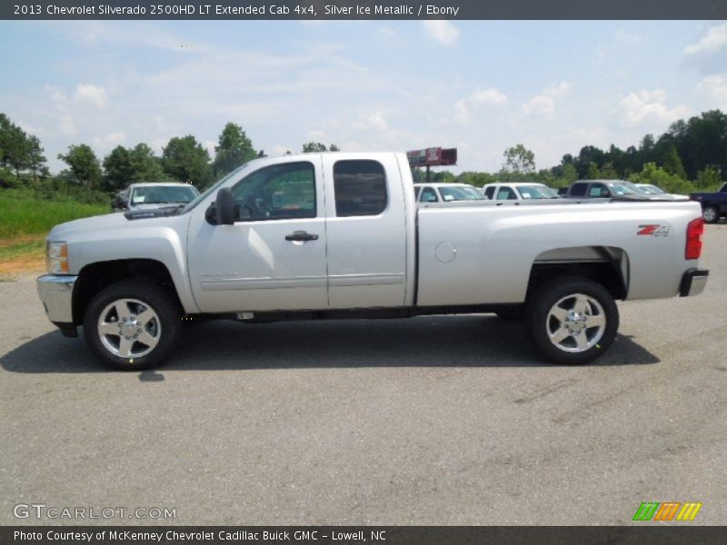  2013 Silverado 2500HD LT Extended Cab 4x4 Silver Ice Metallic