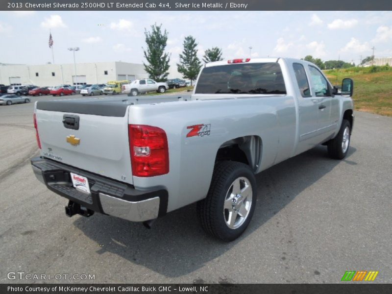 Silver Ice Metallic / Ebony 2013 Chevrolet Silverado 2500HD LT Extended Cab 4x4