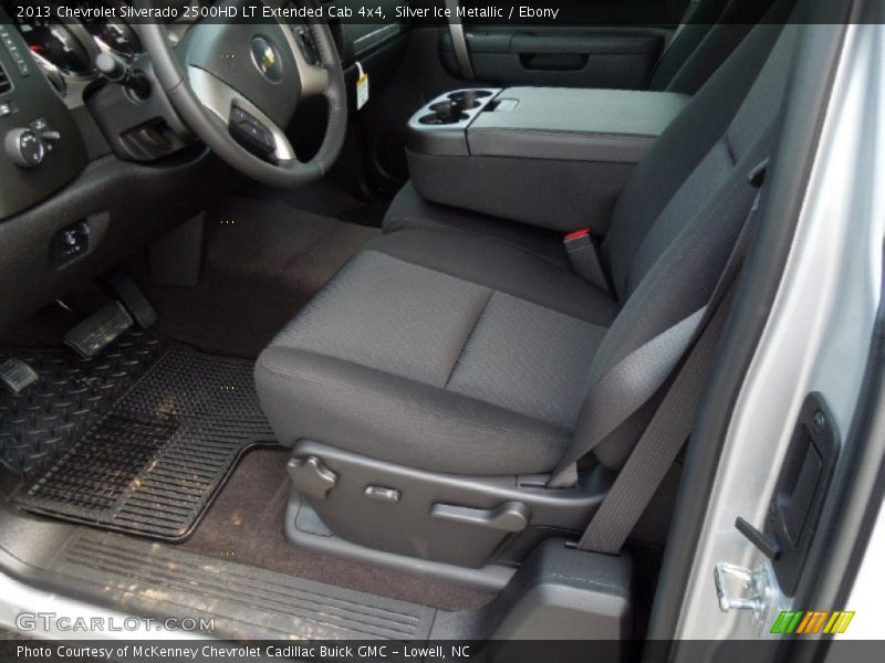 Silver Ice Metallic / Ebony 2013 Chevrolet Silverado 2500HD LT Extended Cab 4x4