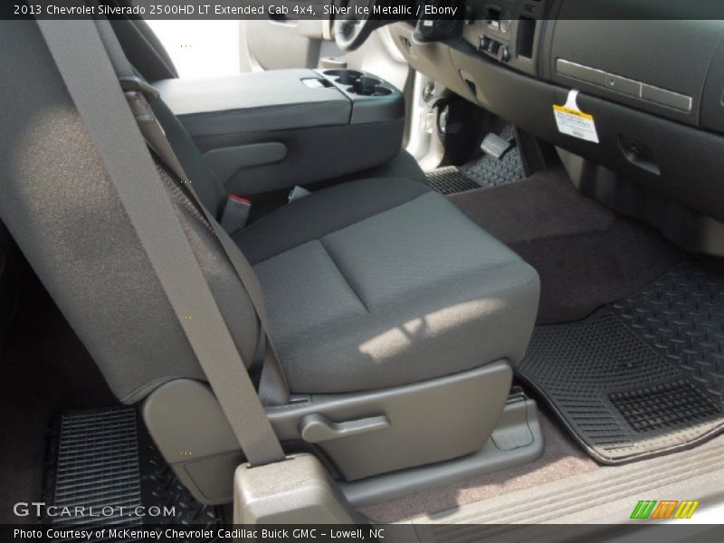 Silver Ice Metallic / Ebony 2013 Chevrolet Silverado 2500HD LT Extended Cab 4x4
