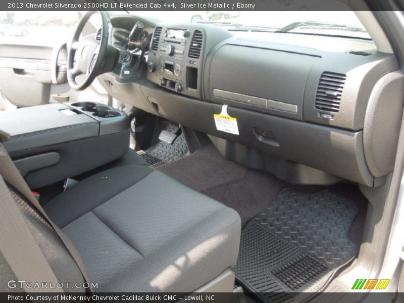 Silver Ice Metallic / Ebony 2013 Chevrolet Silverado 2500HD LT Extended Cab 4x4