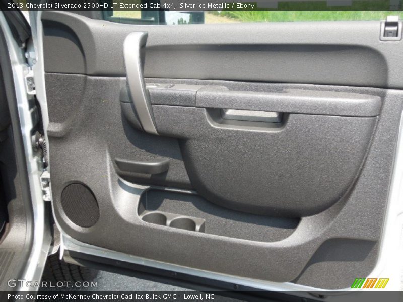 Silver Ice Metallic / Ebony 2013 Chevrolet Silverado 2500HD LT Extended Cab 4x4