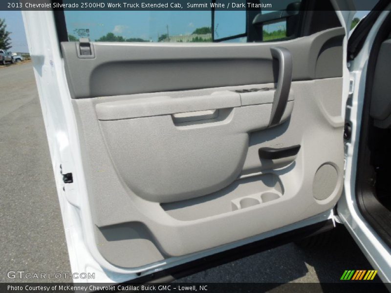 Summit White / Dark Titanium 2013 Chevrolet Silverado 2500HD Work Truck Extended Cab