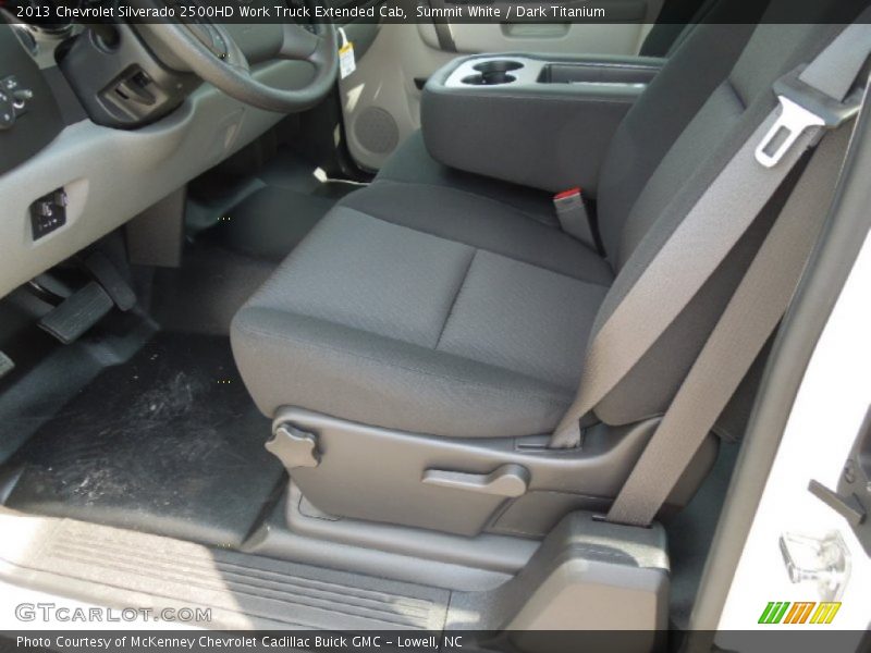 Summit White / Dark Titanium 2013 Chevrolet Silverado 2500HD Work Truck Extended Cab