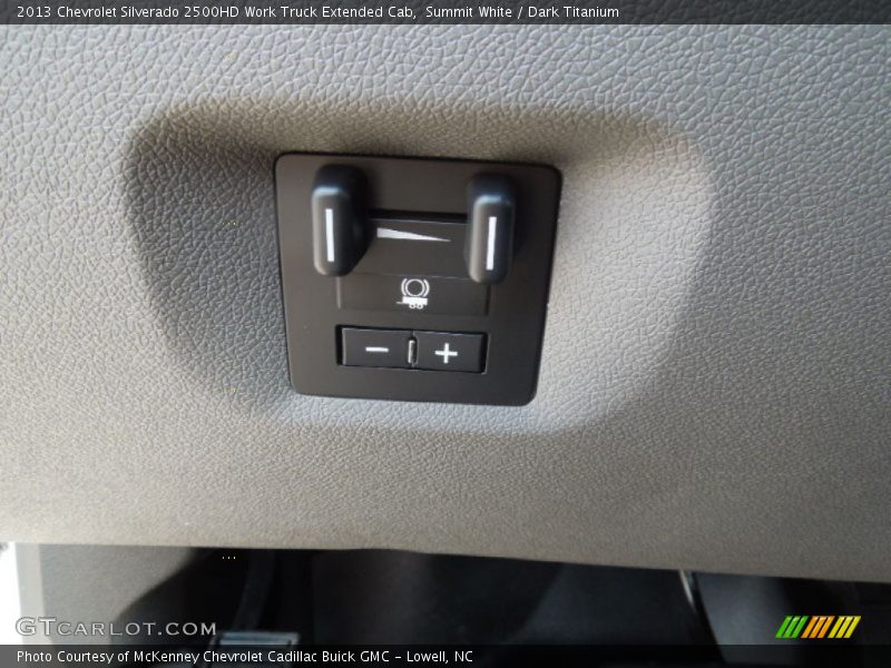 Summit White / Dark Titanium 2013 Chevrolet Silverado 2500HD Work Truck Extended Cab