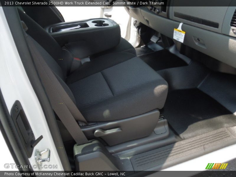 Summit White / Dark Titanium 2013 Chevrolet Silverado 2500HD Work Truck Extended Cab