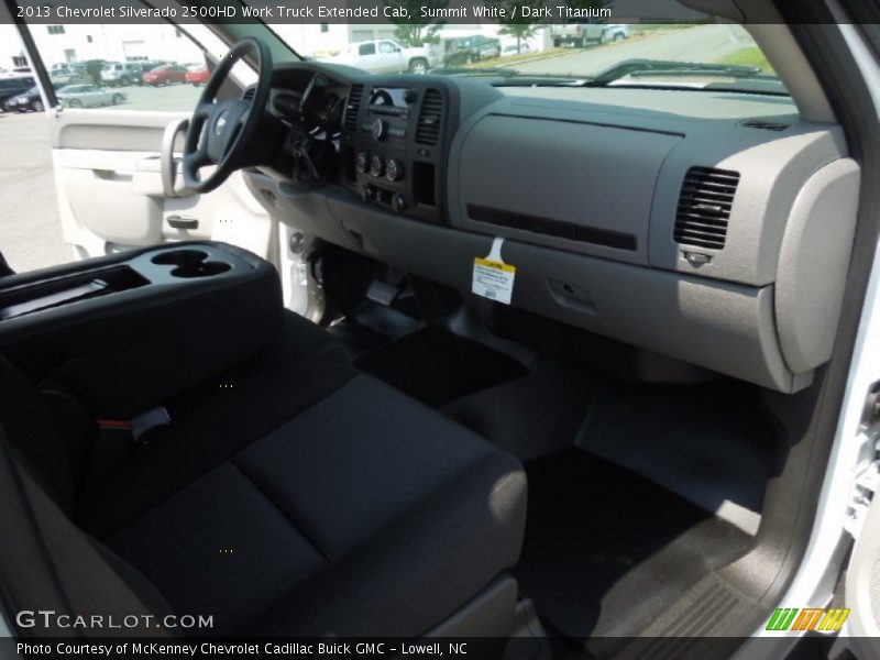 Summit White / Dark Titanium 2013 Chevrolet Silverado 2500HD Work Truck Extended Cab