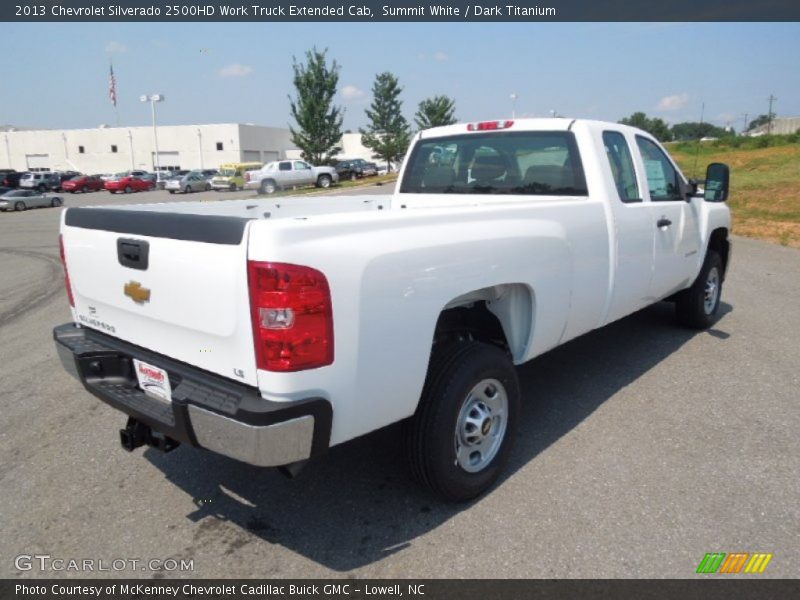 Summit White / Dark Titanium 2013 Chevrolet Silverado 2500HD Work Truck Extended Cab